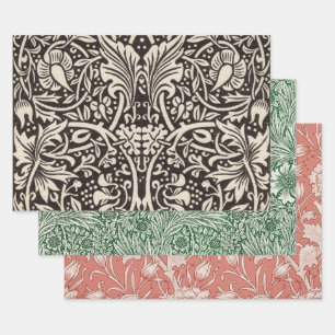 William Morris Narcis Bloemig Behang Inpakpapier Vel