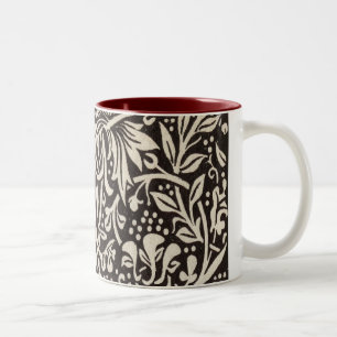 William Morris Narcis Bloemig Behang Tweekleurige Koffiemok