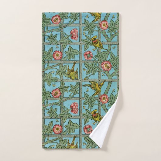 William Morris Oiseaux et fleurs (Serviette à main)