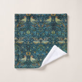William Morris Oiseaux et motifs floraux (Gant de toilette)