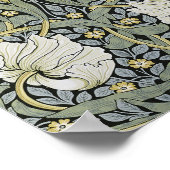 William Morris - Ontwerp van het Pimpernel Pattern Poster (Hoek)