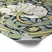 William Morris - Ontwerp van het Pimpernel Pattern Poster (Hoek)