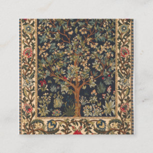 William Morris - Oorspronkelijke boom van het leve Vierkante Visitekaartje