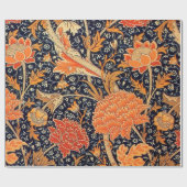 William Morris Oranje Cray Cadeaupapier (Vlak)