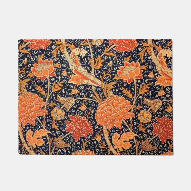 William Morris Oranje Cray Deurmat (Voorkant)