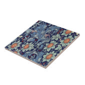 William Morris Orchard Fruit Patterned Tegeltje (Zijkant)