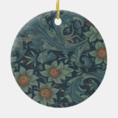 William Morris Orchard Pattern Art Keramisch Ornament (Achterkant)