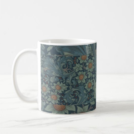 William Morris Orchard Pattern Art Koffiemok (Links)