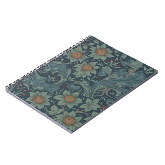 William Morris Orchard Pattern Art Notitieboek (Linkerzijde)