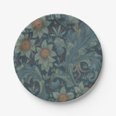 William Morris Orchard Pattern Art Papieren Bordje (Voorkant)