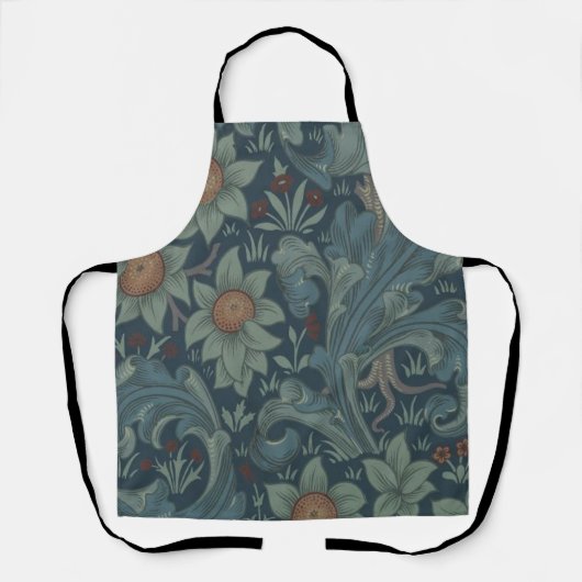 William Morris Orchard Pattern Art Schort (Voorkant)