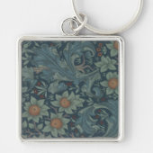 William Morris Orchard Pattern Art Sleutelhanger (Voorkant)