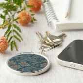 William Morris Orchard Pattern Art Sleutelhanger (Zijkant)