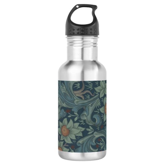 William Morris Orchard Pattern Art Waterfles (Voorkant)