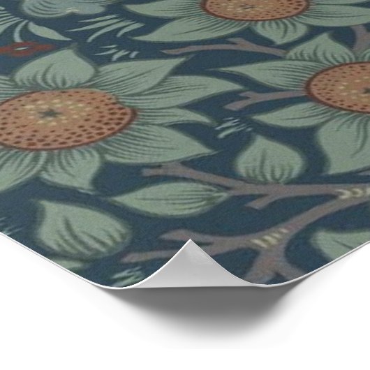 William Morris Orchard Pattern Wallpaper Poster (Hoek)