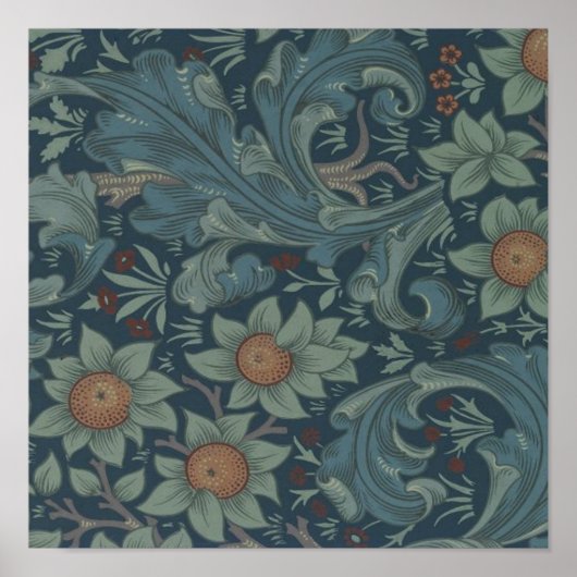 William Morris Orchard Pattern Wallpaper Poster (Voorkant)