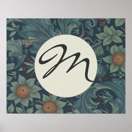 William Morris Orchard Pattern Wallpaper Poster (Voorkant)