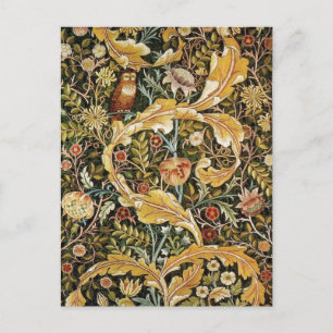 William Morris Owl an Acanthus Briefkaart