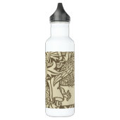 William Morris Owl Floral  Design Waterfles (Links)