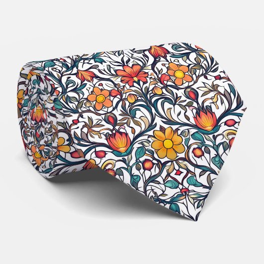 William Morris Patroon Stropdas (Opgerold)
