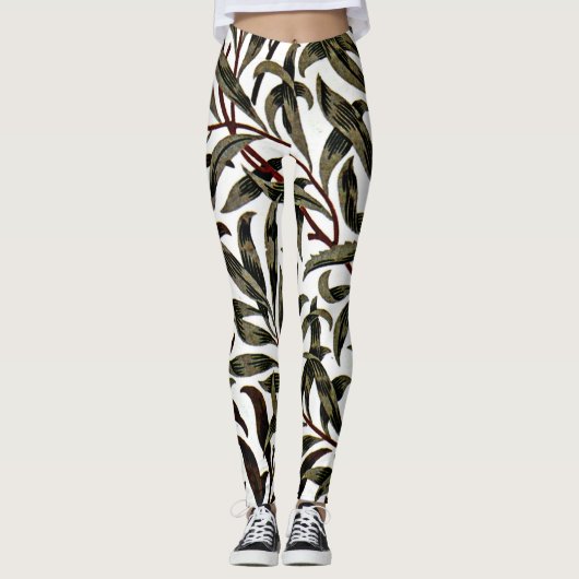 William Morris-patroon, Willow Bough Leggings (Voorkant)