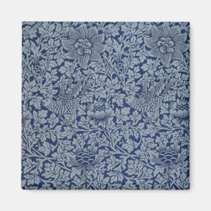 William Morris Pattern Bird en Anemone Magneet