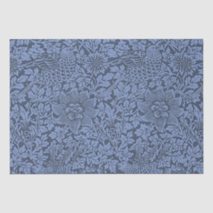 William Morris Pattern Bird en Anemone Tissuepapier