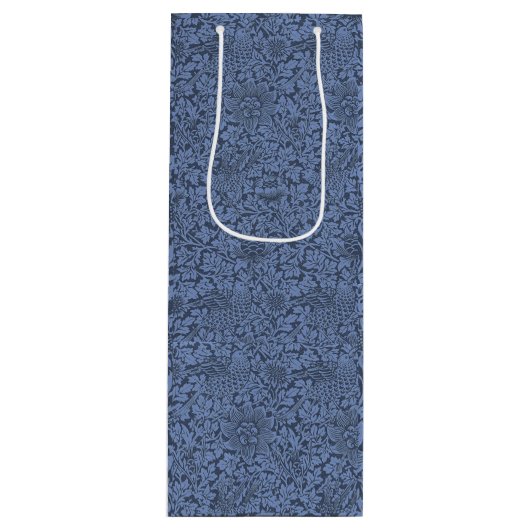 William Morris  Pattern Bird en Anemone Wijn Cadeautas (Voorkant)