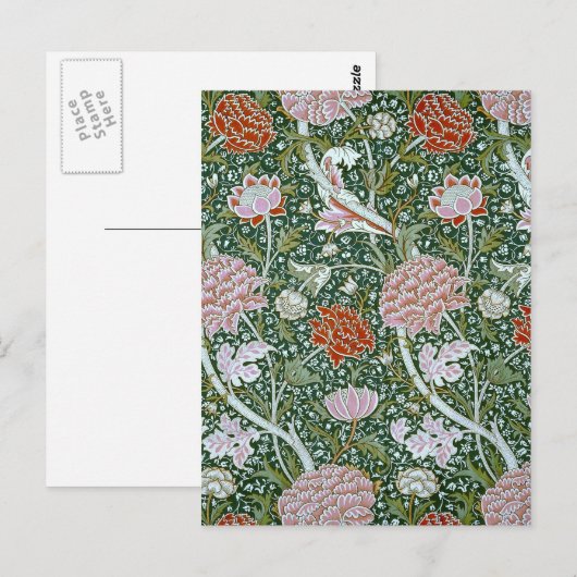  William Morris Pattern Briefkaart (Voorkant / Achterkant)