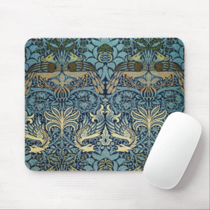 William Morris Pauw en Draak geweven ontwerp Muismat