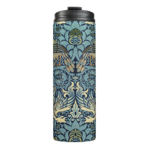 William Morris Pauw en Draak geweven ontwerp Thermosbeker