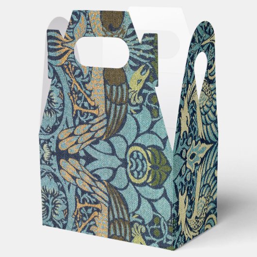 William Morris Peacock and Dragon Woven Design Bedankdoosjes (Geopend)
