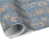William Morris Peacock Design Cadeaupapier (Rol Hoek)