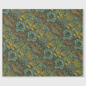 William Morris Peacock Dragon Wallpaper Cadeaupapier (Vlak)