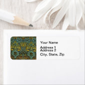 William Morris Peacock Dragon Wallpaper Etiket (Insitu)