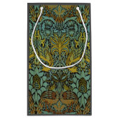 William Morris Peacock Dragon Wallpaper Klein Cadeauzakje (Achterkant)
