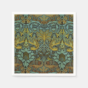 William Morris Peacock Dragon Wallpaper Servet
