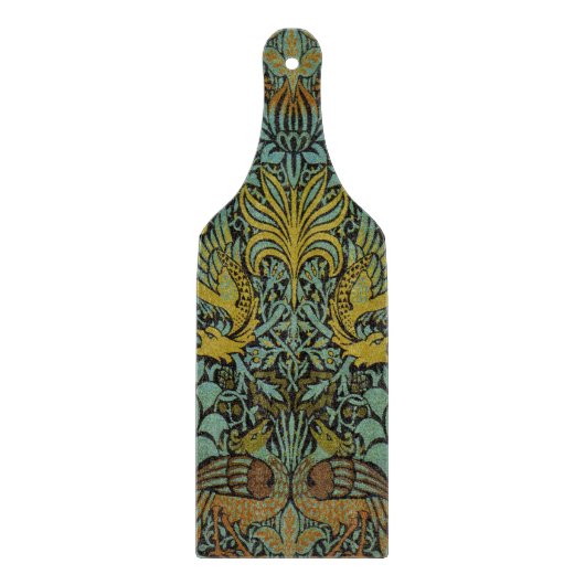 William Morris Peacock Dragon Wallpaper Snijplank (Voorkant)