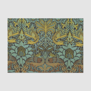 William Morris Peacock Dragon Wallpaper Tissuepapier