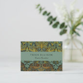 William Morris Peacock Dragon Wallpaper Visitekaartje (Staand voorkant)