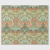 William Morris Peacock en Dragon Cadeaupapier (Vlak)