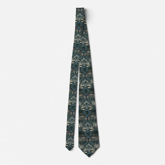 William Morris  Peacock en Dragon Pattern Stropdas (Achterkant)
