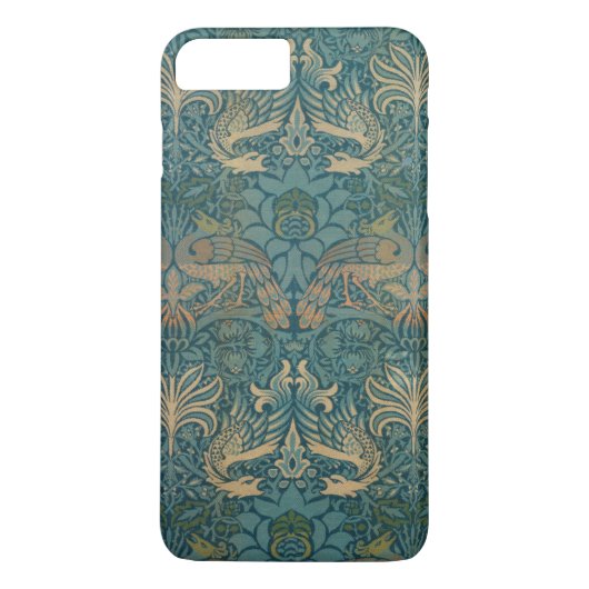 William Morris Peacock en Dragon Textile Design Case-Mate iPhone Case (Achterkant)