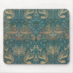 William Morris Peacock en Dragon Textile Design Muismat