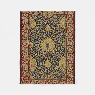 William Morris Persian Carpet Art Print Design Fleece Deken
