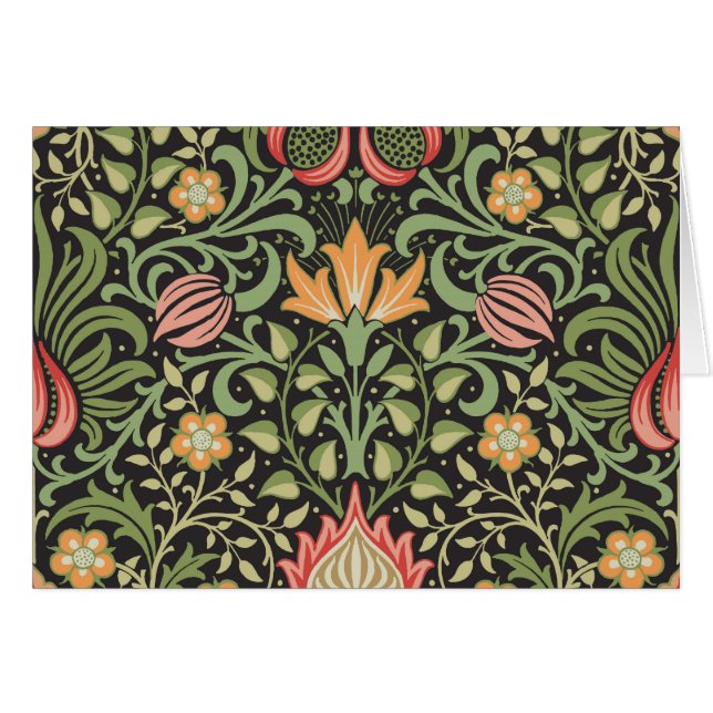 William Morris Persian Floral Antiek (Voorkant Horizontaal)