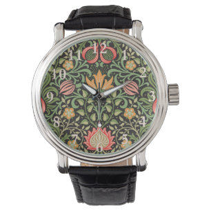 William Morris Persian Floral Antiek Horloge