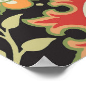 William Morris Persian Floral Antiek Poster (Hoek)