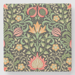 William Morris Persian Floral Antiek Stenen Onderzetter