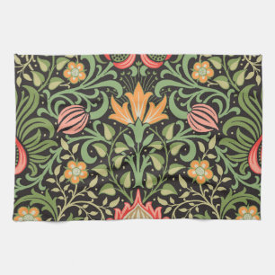 William Morris Persian Floral Antiek Theedoek